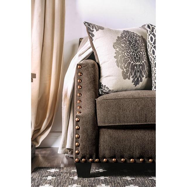 Cornelia Light Brown Love Seat - California Furniture (Coachella, CA)