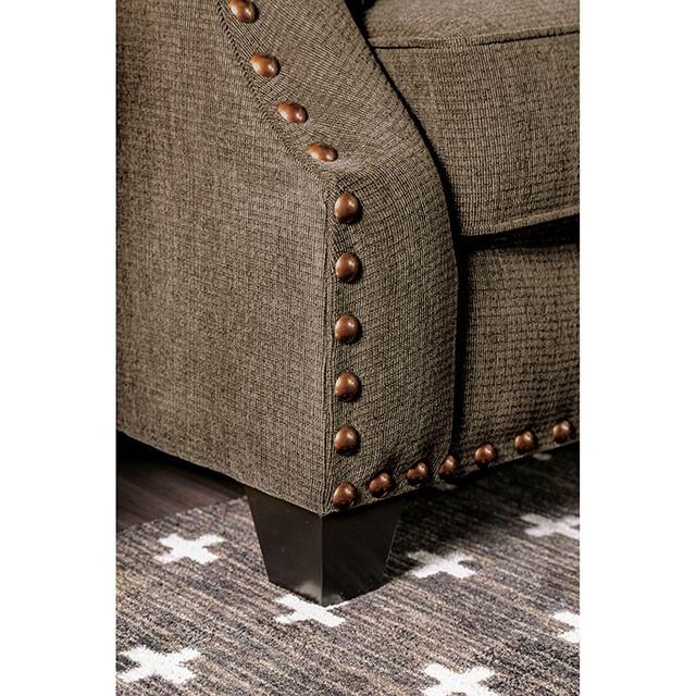 Cornelia Light Brown Love Seat - California Furniture (Coachella, CA)
