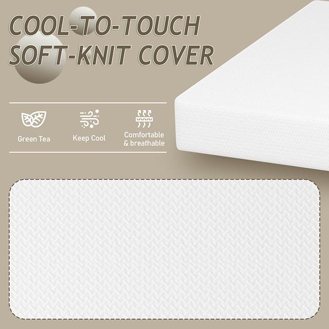 Forsythia 10" E.King Green Tea Gel Memory Foam - California Furniture (Coachella, CA)