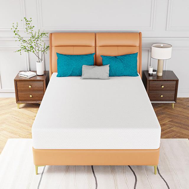 Forsythia 10" Full Green Tea Gel Memory Foam - California Furniture (Coachella, CA)