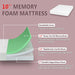Forsythia 10" Queen Green Tea Gel Memory Foam - California Furniture (Coachella, CA)