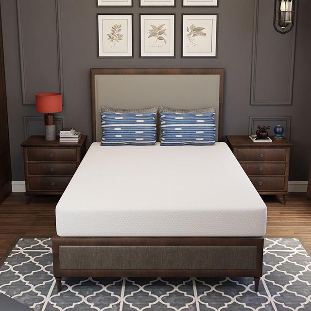 Forsythia 8" Full Green Tea Gel Memory Foam - California Furniture (Coachella, CA)