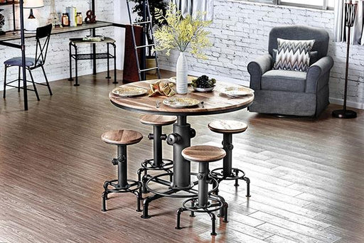 Foskey 5 Pc Counter Ht Table Set - California Furniture (Coachella, CA)
