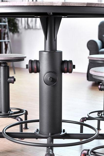 Foskey Antique Black Dining Table - California Furniture (Coachella, CA)