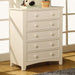 Corry White Chest - California Furniture (Coachella, CA)