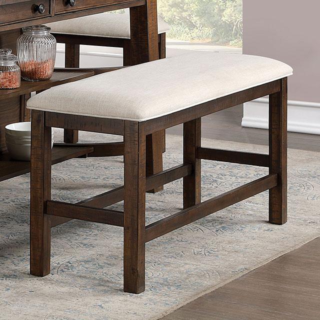 FREDONIA Counter Ht. Bench - California Furniture (Coachella, CA)