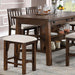Fredonia 6 Pc Counter Ht Table Set with Bench - California Furniture (Coachella, CA)