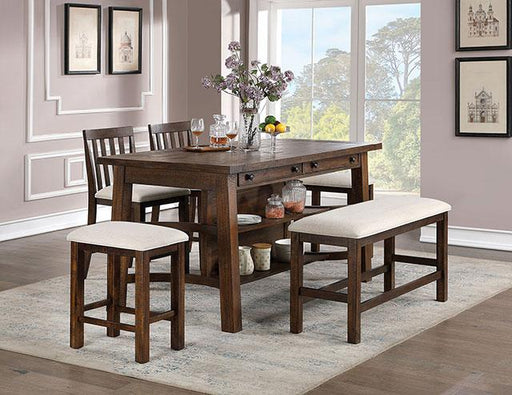 FREDONIA Counter Ht. Bench - California Furniture (Coachella, CA)