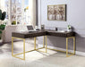 FREIBURG Corner Desk, Walnut - California Furniture (Coachella, CA)