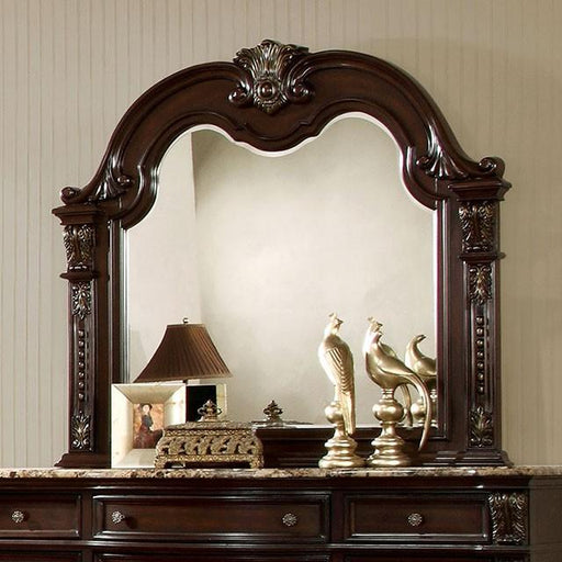 Fromberg Brown Cherry Mirror - California Furniture (Coachella, CA)