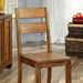 FRONTIER Dark Oak Side Chair (2/CTN) - California Furniture (Coachella, CA)