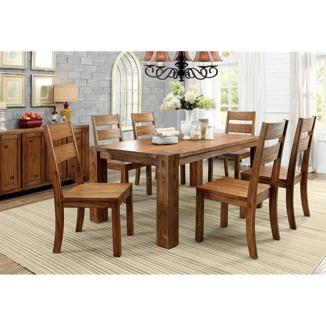 FRONTIER Dark Oak Side Chair (2/CTN) - California Furniture (Coachella, CA)