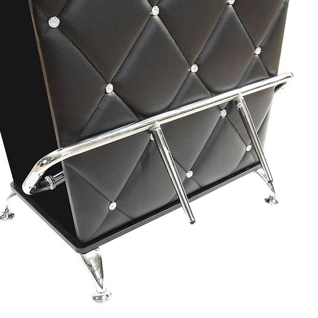 Fuero Black/Chrome Bar Table (K/D) - California Furniture (Coachella, CA)