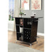 Fuero Black/Chrome Bar Table (K/D) - California Furniture (Coachella, CA)