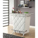 Fuero White/Chrome Bar Table (K/D) - California Furniture (Coachella, CA)