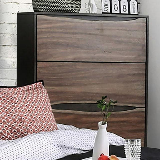 Fulton Dark Oak/Dark Walnut Chest - California Furniture (Coachella, CA)