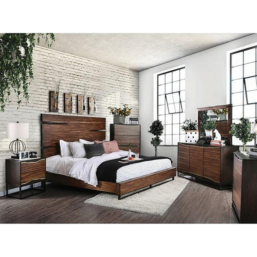 Fulton Dark Oak/Dark Walnut Chest - California Furniture (Coachella, CA)