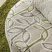 GARDNER Ottoman, Gray/Green - California Furniture (Coachella, CA)