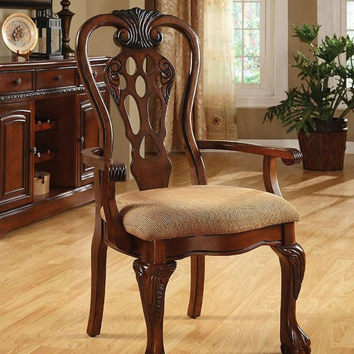 George Town Cherry Arm Chair (2/CTN) - California Furniture (Coachella, CA)