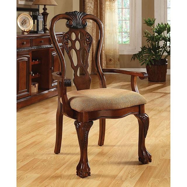 GEORGETOWN Antique Cherry Dining Table w/ Double Pedestals - California Furniture (Coachella, CA)