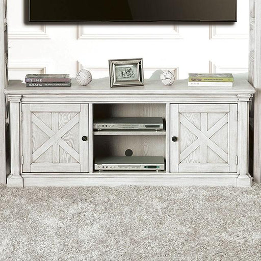 Georgia Antique White 60" TV Stand - California Furniture (Coachella, CA)