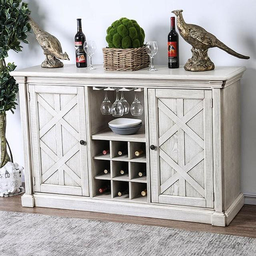 Georgia Antique White/Gray Server - California Furniture (Coachella, CA)