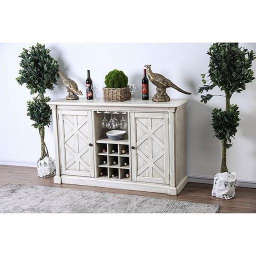 Georgia Antique White/Gray Server - California Furniture (Coachella, CA)