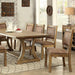 GIANNA Rustic Pine 96" Dining Table - California Furniture (Coachella, CA)