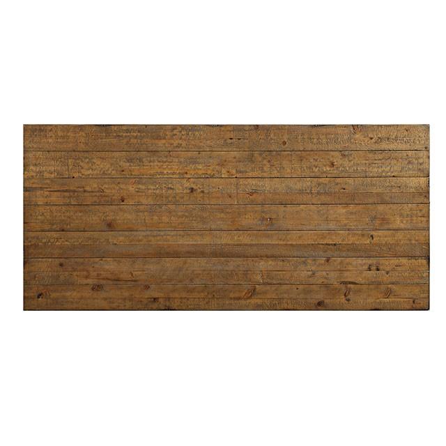 GIANNA Rustic Pine 96" Dining Table - California Furniture (Coachella, CA)