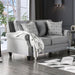 Giovanni Gray Love Seat - California Furniture (Coachella, CA)
