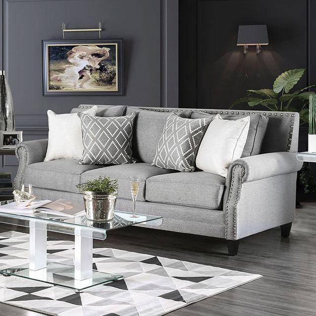 Giovanni Gray Sofa - California Furniture (Coachella, CA)