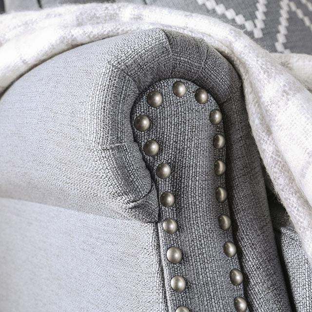 Giovanni Gray Sofa - California Furniture (Coachella, CA)