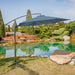 Glam Cantilever Umbrella w/ LED - California Furniture (Coachella, CA)