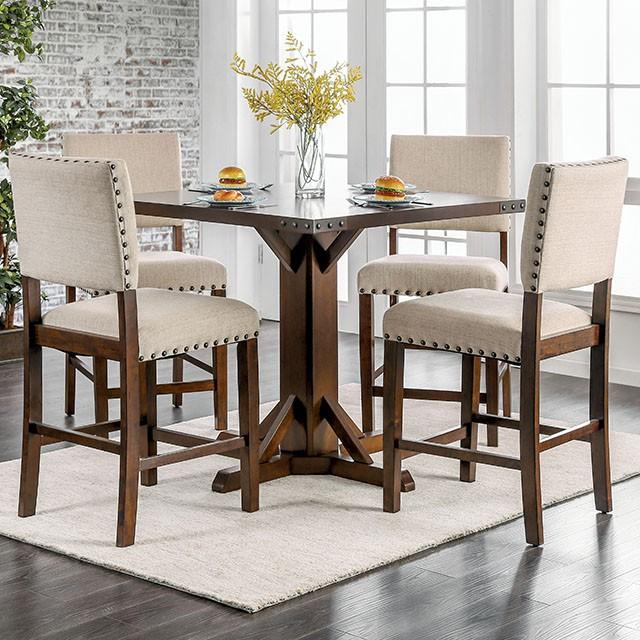 GLENBROOK Brown Cherry Counter Ht. Table - California Furniture (Coachella, CA)