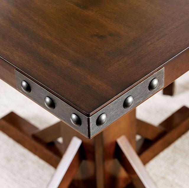GLENBROOK Brown Cherry Counter Ht. Table - California Furniture (Coachella, CA)
