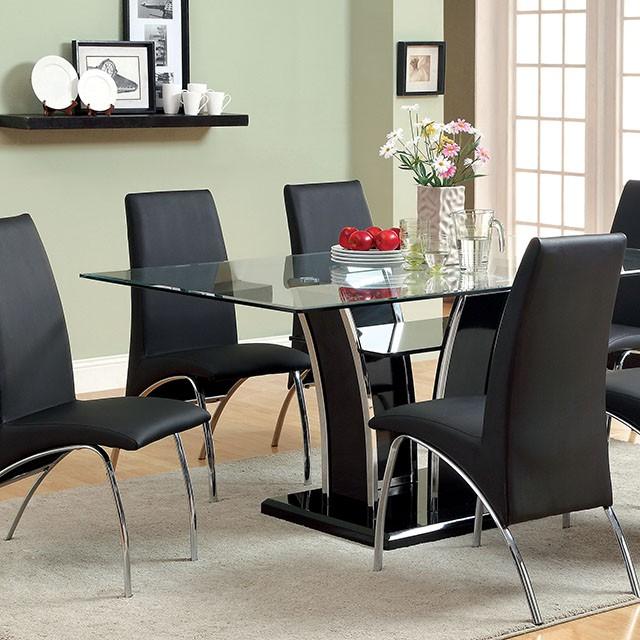 Glenview Black Dining Table - California Furniture (Coachella, CA)