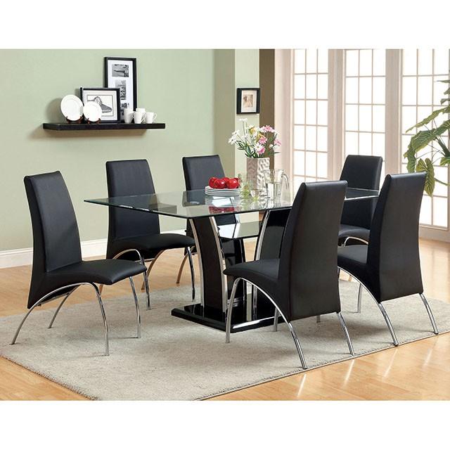 Glenview Black Dining Table - California Furniture (Coachella, CA)