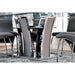 Glenview I Gray/Chrome Dining Table - California Furniture (Coachella, CA)