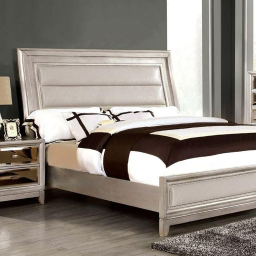 Golva Bed Beige & Black - California Furniture (Coachella, CA)