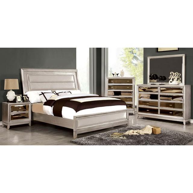 Golva Bed Beige & Black - California Furniture (Coachella, CA)