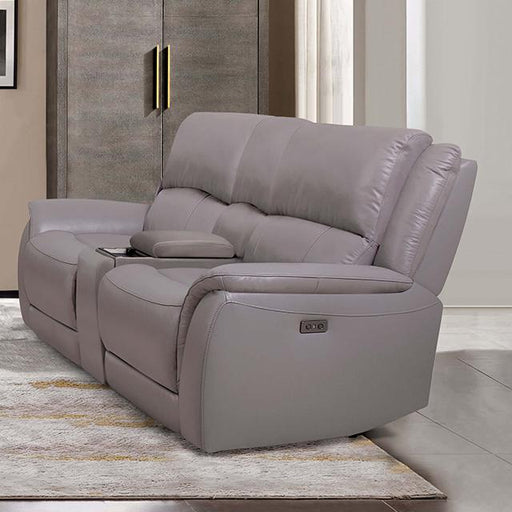 GORGIUS Power Loveseat, Light Gray - California Furniture (Coachella, CA)