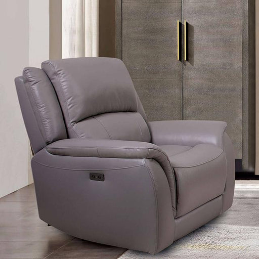 GORGIUS Power Recliner, Light Gray - California Furniture (Coachella, CA)