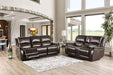 GORGIUS Power Loveseat, Espresso - California Furniture (Coachella, CA)