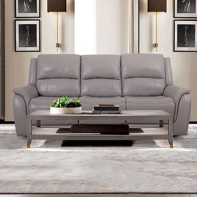 GORGIUS Power Sofa, Light Gray - California Furniture (Coachella, CA)