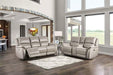 GORGIUS Power Loveseat, Light Gray - California Furniture (Coachella, CA)