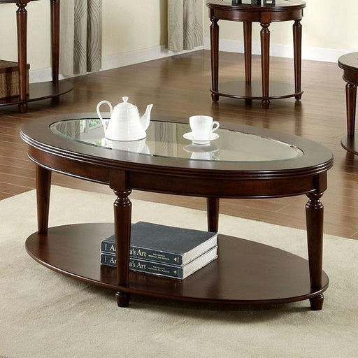 Granvia Dark Cherry Coffee Table - California Furniture (Coachella, CA)