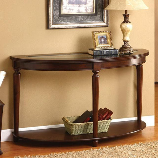 Granvia Dark Cherry Sofa Table - California Furniture (Coachella, CA)
