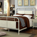 Haldus Bed Ivory, Red & White - California Furniture (Coachella, CA)