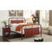 Haldus Cal.King, E.King, & Twin Bed White, Ivory, & Red - California Furniture (Coachella, CA)