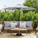 Halo Round Tilting Umbrella - California Furniture (Coachella, CA)